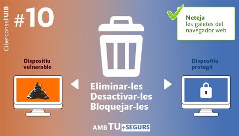 #10. Alerta amb les galetes (cookies), neteja-les cada cert temps!