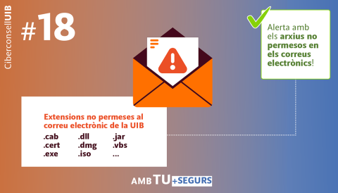 #18. Alerta amb els arxius no permesos en els correus electrònics!