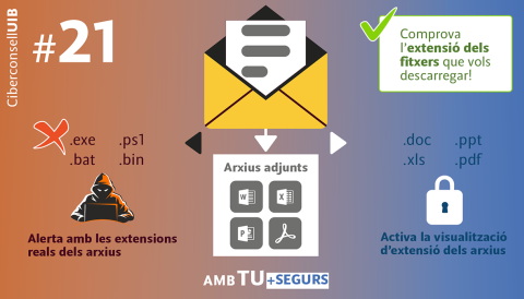 #21. Comprova l’extensió dels fitxers que vols descarregar!